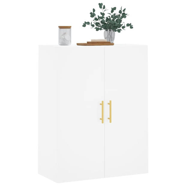 vidaXL Wandkast 69,5x34x90 cm wit