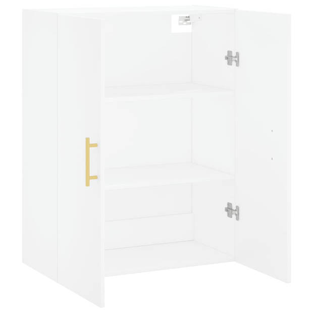 vidaXL Wandkast 69,5x34x90 cm wit