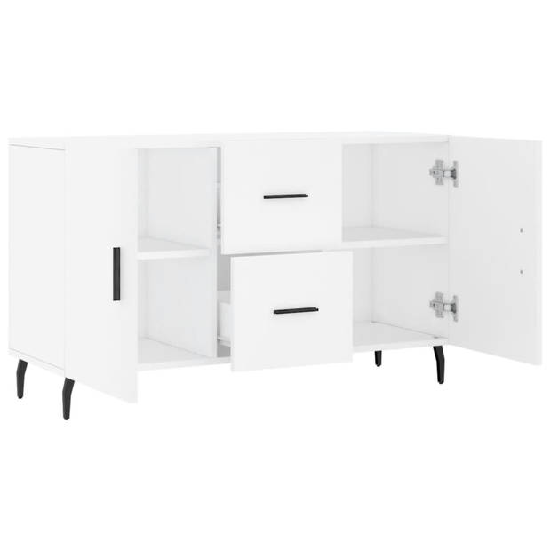 The Living Store Dressoir - Modern - Divers opbergruimte - Stabiel - Wit - 100 x 36 x 60 cm