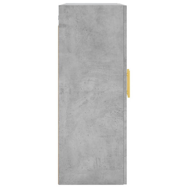 vidaXL Wandkast 69,5x34x90 cm betongrijs