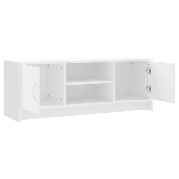 The Living Store Tv-meubel - Wit - 102 x 30 x 37.5 cm - Duurzaam Hout