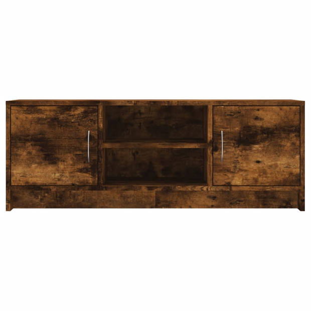 vidaXL Tv-meubel 102x30x37,5 cm bewerkt hout gerookt eikenkleurig