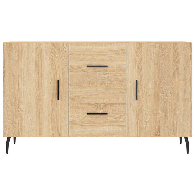 vidaXL Dressoir 100x36x60 cm bewerkt hout sonoma eikenkleurig