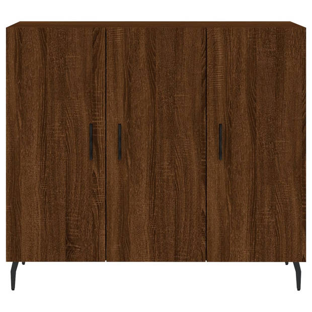 The Living Store Dressoir - naam - Meubelen - 90x34x80 cm - Bruineiken