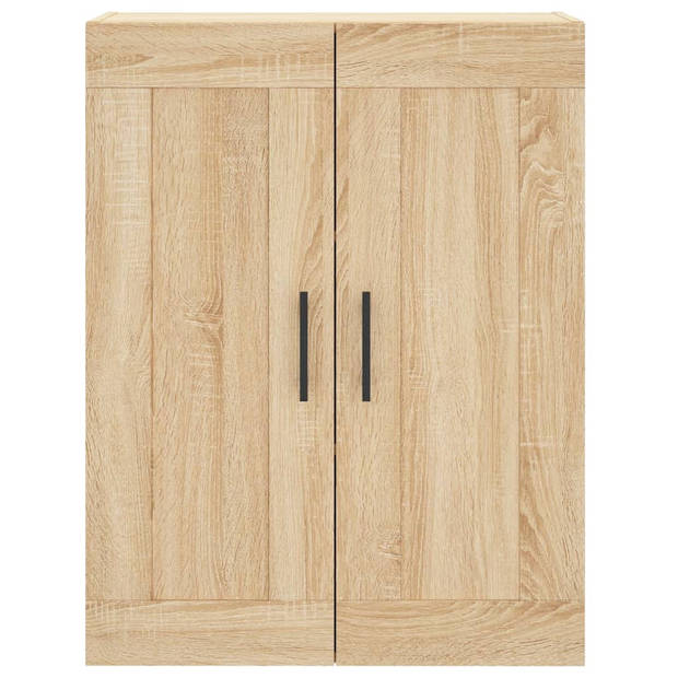 vidaXL Wandkast 69,5x34x90 cm bewerkt hout sonoma eikenkleurig