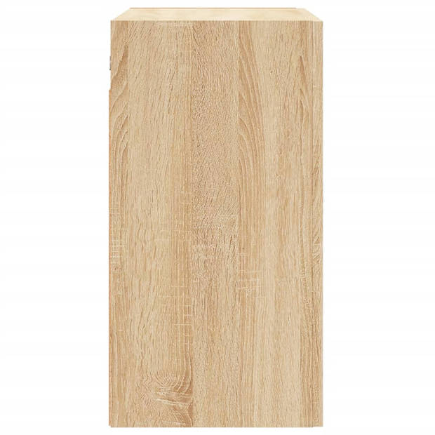 vidaXL Wandkast 60x31x60 cm bewerkt hout sonoma eikenkleurig