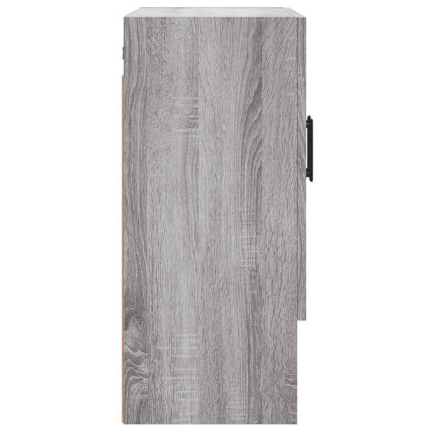 vidaXL Wandkast 60x31x70 cm bewerkt hout grijs sonoma eikenkleurig