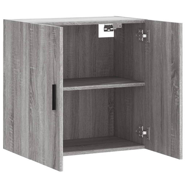 vidaXL Wandkast 60x31x60 cm bewerkt hout grijs sonoma eikenkleurig