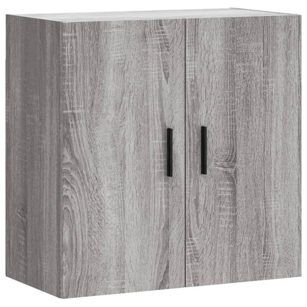 vidaXL Wandkast 60x31x60 cm bewerkt hout grijs sonoma eikenkleurig