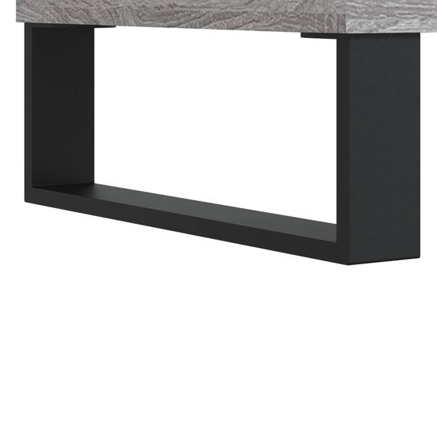 vidaXL Tv-meubel 104x35x50 cm bewerkt hout grijs sonoma eikenkleurig