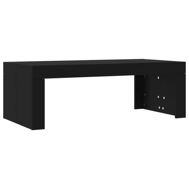 vidaXL Salontafel 102x50x36 cm bewerkt hout zwart