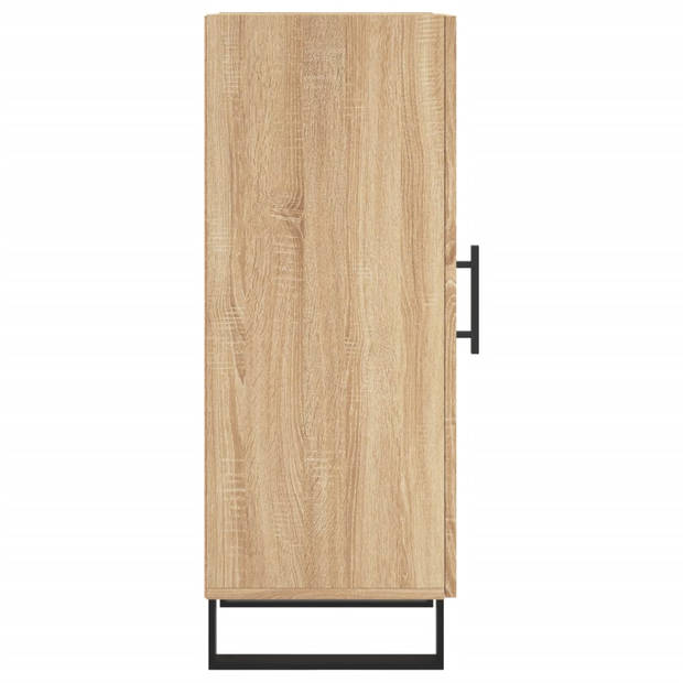 vidaXL Dressoir 34,5x34x90 cm bewerkt hout sonoma eiken