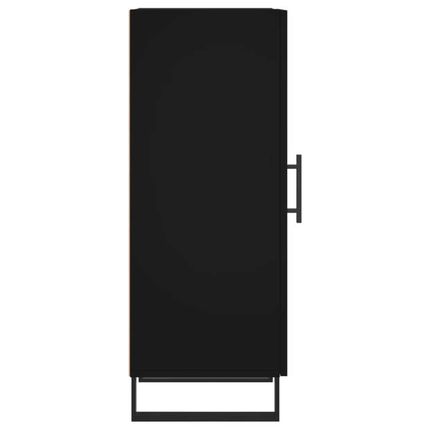 The Living Store Dressoir - Modern - Bijzetkast - 34.5 x 34 x 90 cm - Zwart