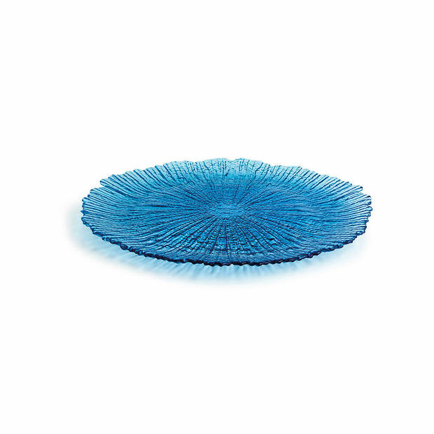 Eetbord Quid Mar De Viento Blauw Glas Ø 28 cm (6 Stuks) (Pack 6x)