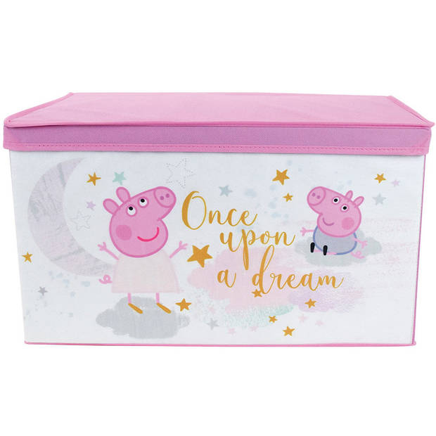 Peppa Pig Speelgoedkist Opvouwbaar, Dream - B 56,5 x D 36 cm x H31 cm