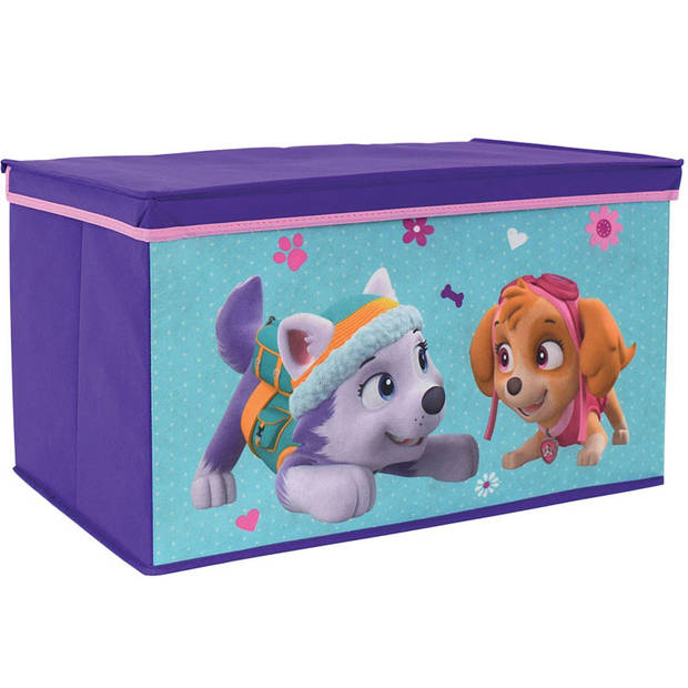 PAW Patrol Speelgoedkist Opvouwbaar, Girl - B 56,5 x D 36 cm x H31 cm