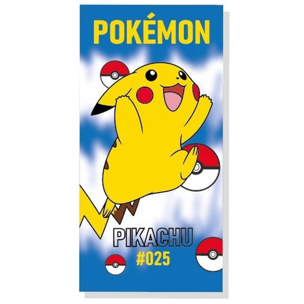 Pokémon Strandlaken, Pikachu #025 - 70 x 140 cm - Polyester