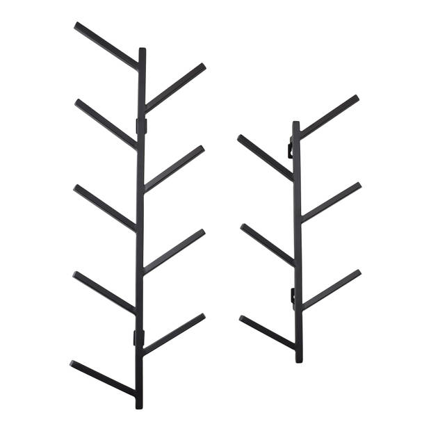 LOFT42 Tree Kapstok - Zwart – Metaal – 5 haken - 55x25x8