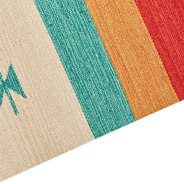 Beliani MARGARA - Kelim-Multicolor-Katoen