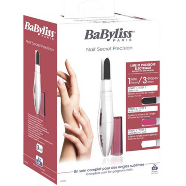 Nagelverzorging in Stijl: BaByliss Nail Secret Precision H751E Elektrische Nagelvijl