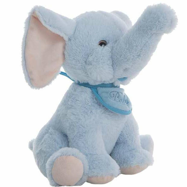 Pluche Olifant Knuffel Pupy Blauw 26 cm