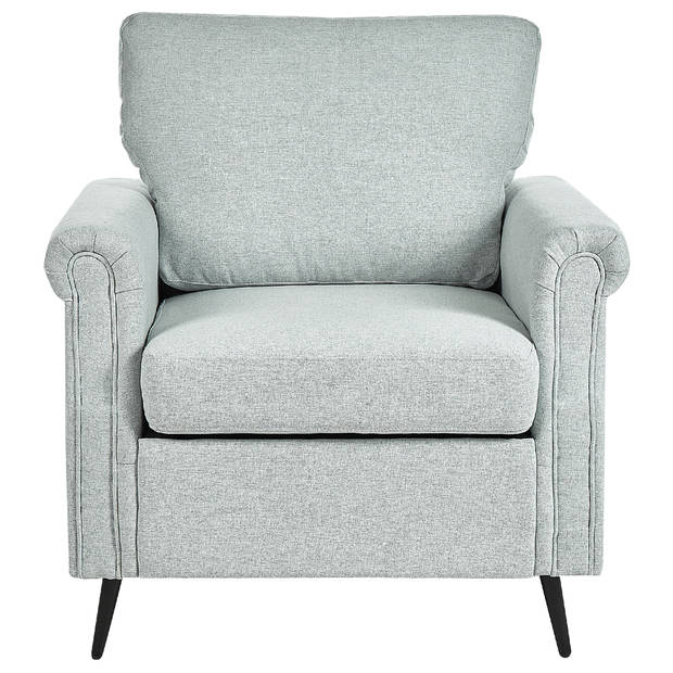 Beliani VIETAS - Fauteuil-Grijs-Polyester