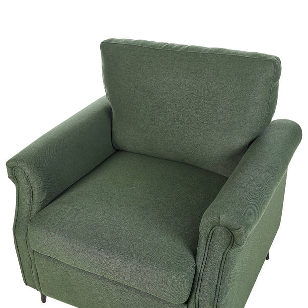 Beliani VIETAS - Fauteuil-Groen-Polyester