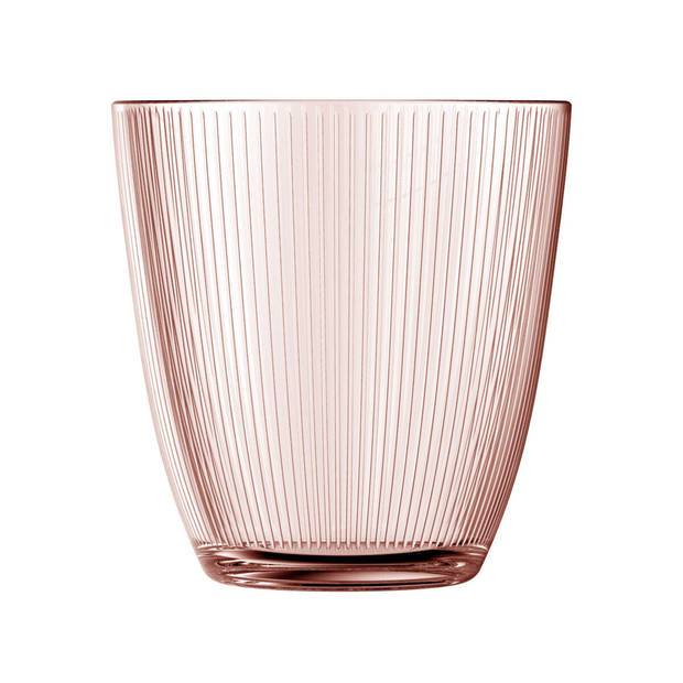 Glas Luminarc Concepto Stripy Roze Glas (310 ml) (6 Stuks)