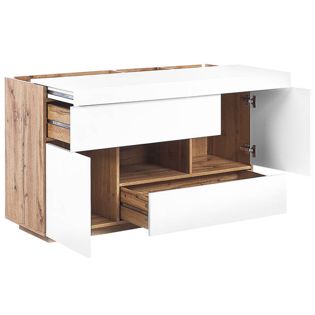 Beliani GORAN - Bureau-Wit-MDF