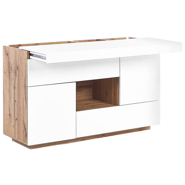 Beliani GORAN - Bureau-Wit-MDF