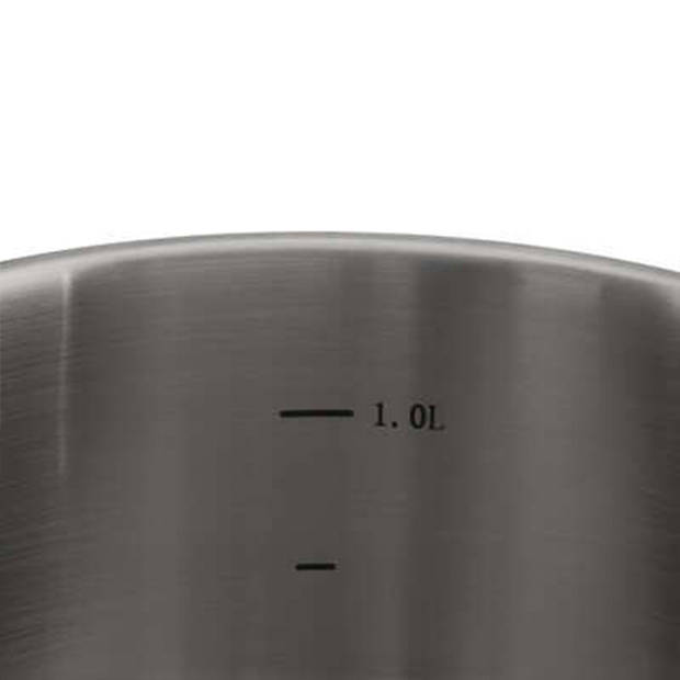 Steelpannen - Alle warmtebronnen - Set 2x - Dia 16 en 20 cm - zilver - Steelpannen