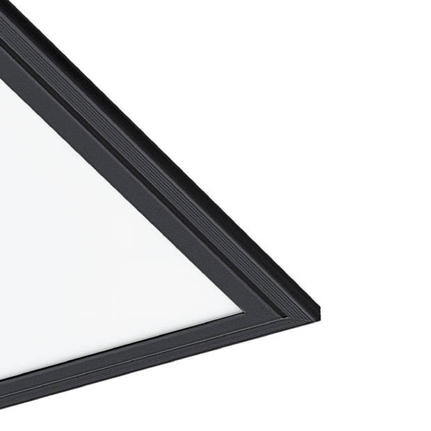 EGLO Salobrena 1 Plafondlamp - LED - 30 cm - Zwart/Wit - Aluminium