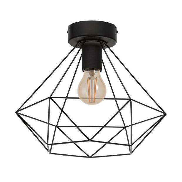 EGLO Tarbes Plafondlamp - E27 - Ø 32,5 cm - Zwart