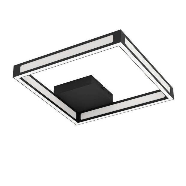 EGLO Altaflor Plafonnière - LED - 31.5 cm - Zwart