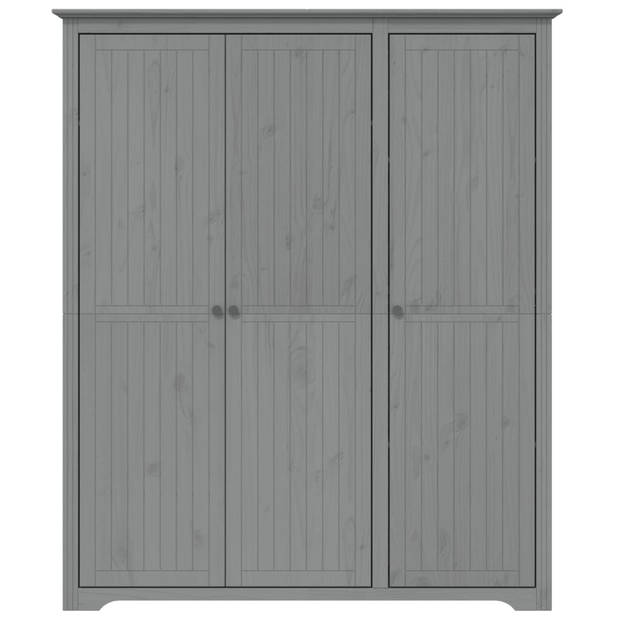 The Living Store Kledingkast FRANS - Kast - 151.5 x 52 x 176.5 cm - Massief Grenenhout