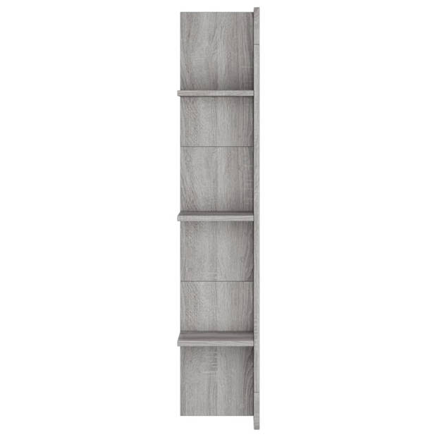 vidaXL Tv-meubel 152x22x113 cm bewerkt hout grijs sonoma eikenkleurig