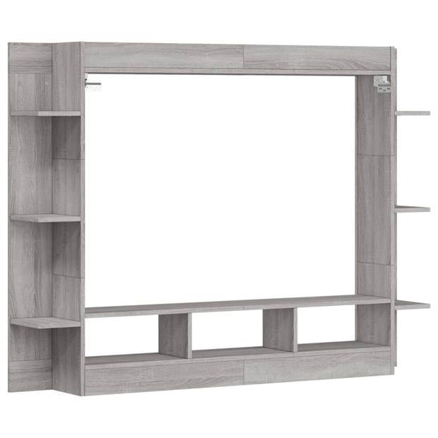 The Living Store TV-meubel - Trendy en praktisch - Wandgemonteerd tv-kastje - Afmetingen- 152 x 22 x 113 cm - Ken-