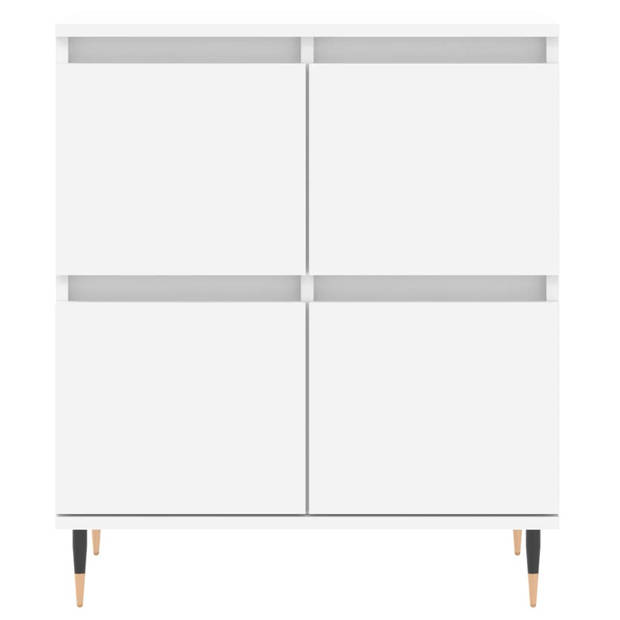 vidaXL Dressoir 60x35x70 cm bewerkt hout wit