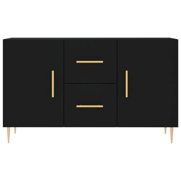 The Living Store Dressoir - Modern - Meubelen - 100 x 36 x 60 cm - Zwart