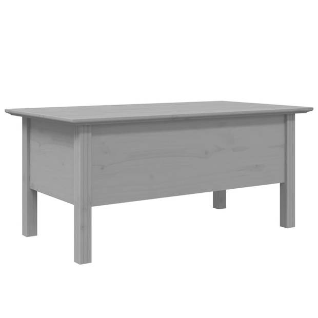 vidaXL Salontafel BODO 100x55x46 cm massief grenenhout grijs