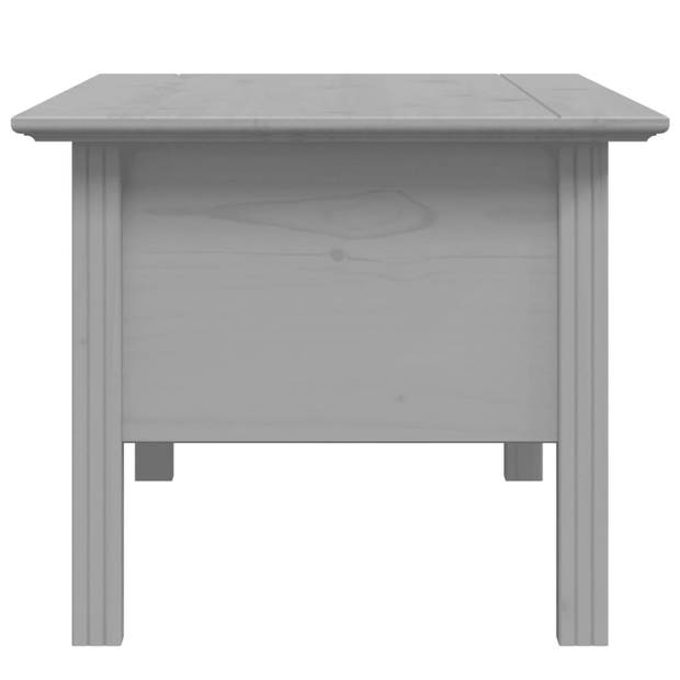 vidaXL Salontafel BODO 100x55x46 cm massief grenenhout grijs