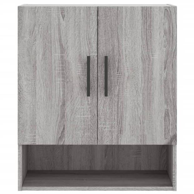 The Living Store Wandkast - The Living Store - Wandkasten - 60 x 31 x 70 cm - Grijs Sonoma Eiken