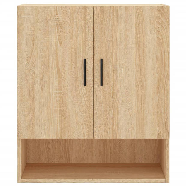 vidaXL Wandkast 60x31x70 cm bewerkt hout sonoma eikenkleurig