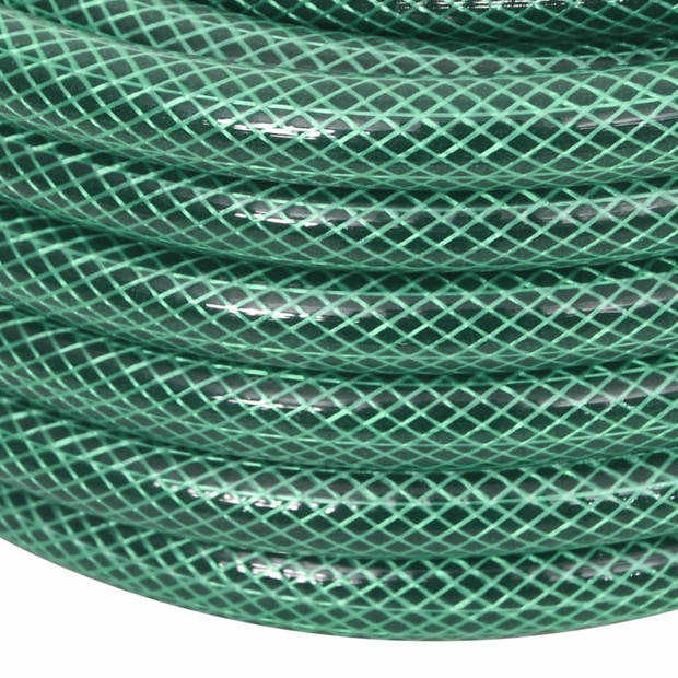 vidaXL Tuinslang met koppelingsset 0,5'' 20 m PVC groen