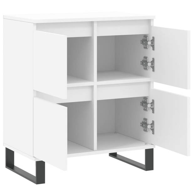 The Living Store Dressoir - Opbergkast - 60 x 35 x 70 cm - Wit