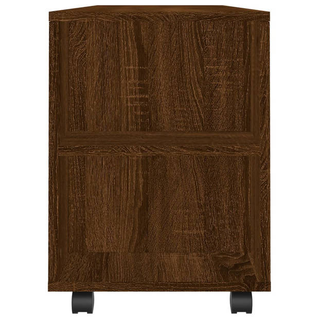 The Living Store Tv-meubel Bewerkt Hout - 102 x 34.5 x 43 cm - Trendy en praktisch