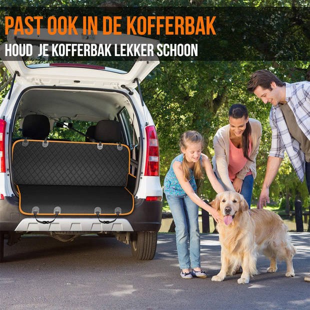 Strex Hondendeken Auto Achterbank en Kofferbak - 137 x 147 CM - Beschermhoes - Hondenkleed - Honden Deken Auto