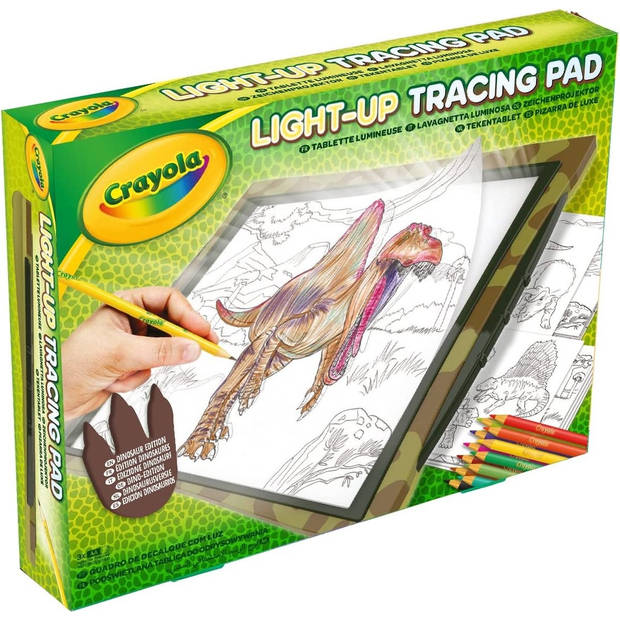 Crayola - Light Up Tracing Pad Dinosaur Edition - Tekentablet Dino