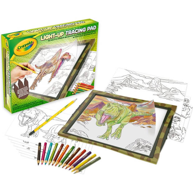 Crayola - Light Up Tracing Pad Dinosaur Edition - Tekentablet Dino