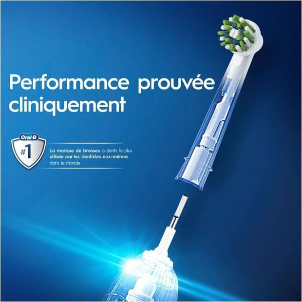 Oral-B CrossAction-opzetborstel met CleanMaximiser-technologie 3 stuks
